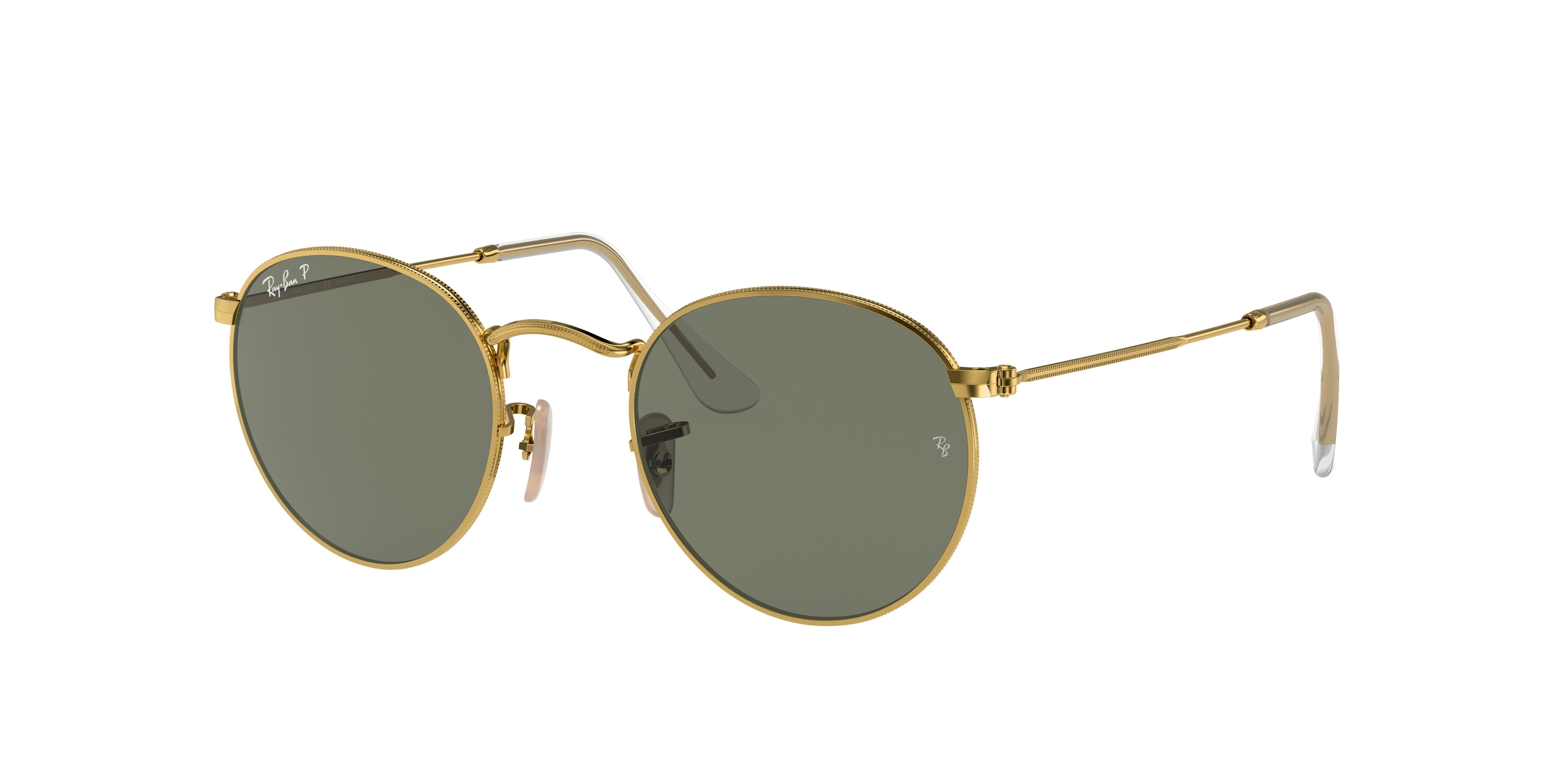 Ray Ban RB3447 001/58 Round Metal 